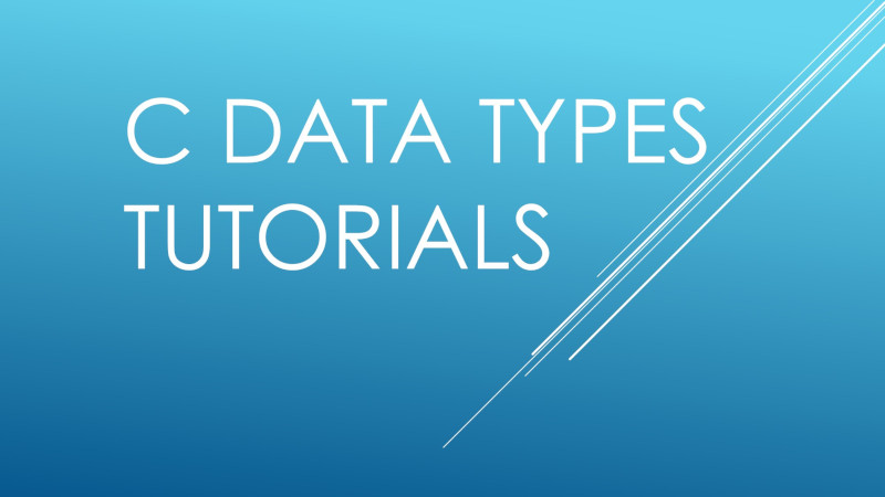 C Data Types Tutorial - ExamTray