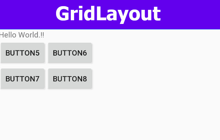 Android GridLayout Enequal Width Columns