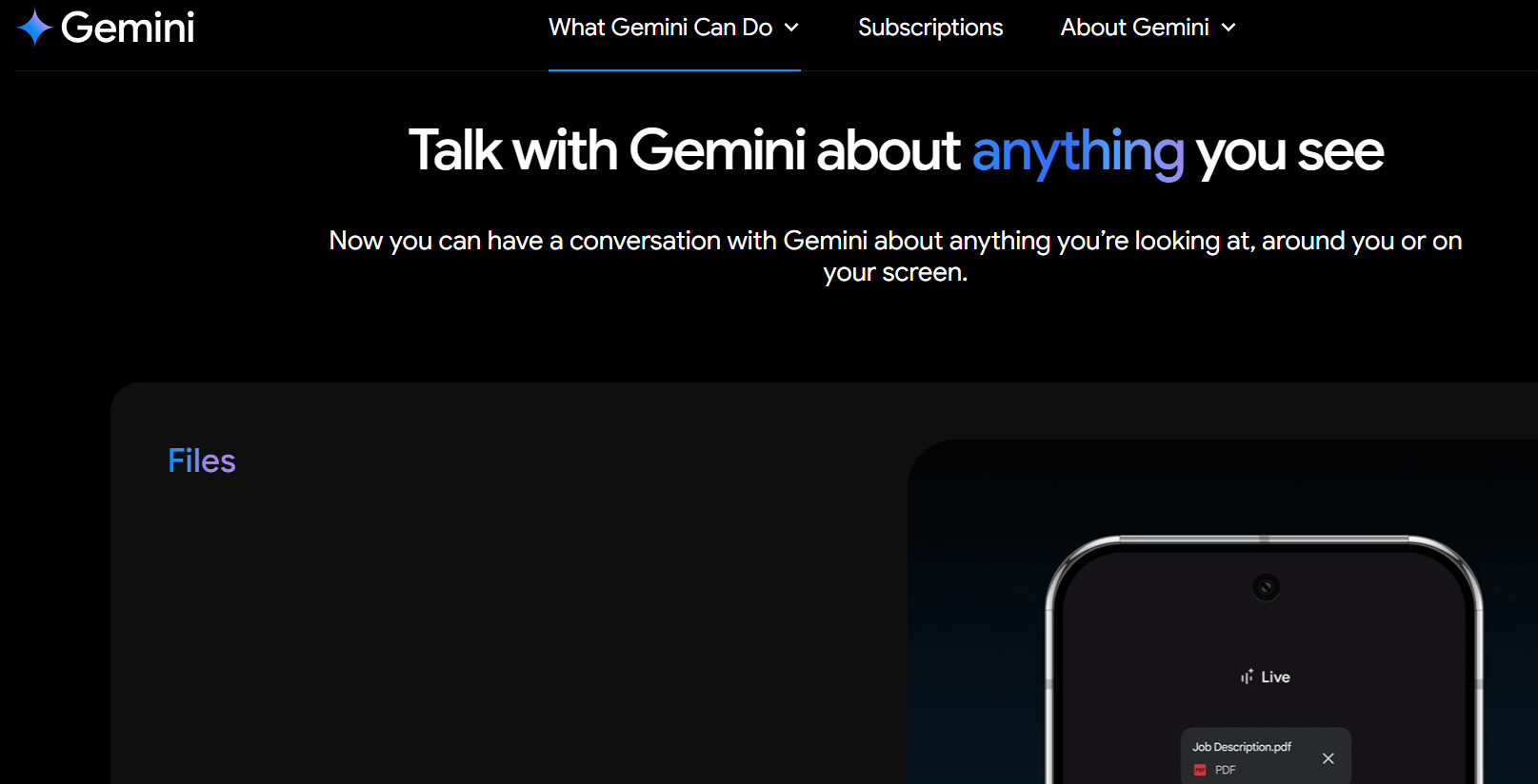 Gemini Live