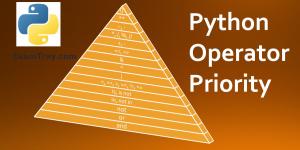 Python Operator Priority Chart
