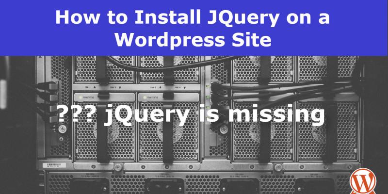 install JQuery and JQuery-Migrate on a Wordpress site