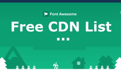 free font awesome cdn list