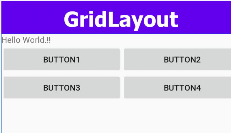 Android GridLayout Equal Width Columns